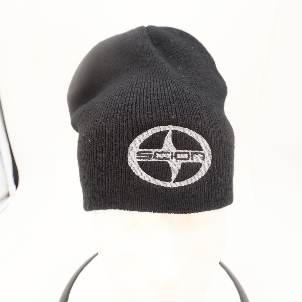 Scion Car Logo Black Knit Beanie Hat‎ Nissun Cap Car Enthusiast JDM
